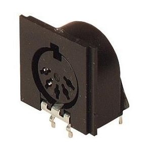 MAB 5 SH Black | 931744500 | 5 Pin DIN Socket