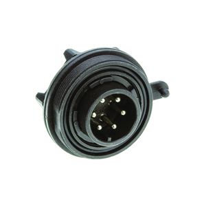 PX0738/P | PX0738P | Bulgin 6 Pole Male Panel Mount Connector