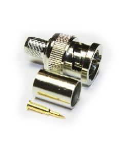 10-005-A6-GA | 10005A6GA |  BNC 75 ohm Straight Crimp / Crimp Plug