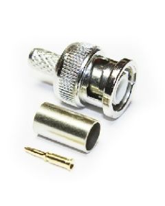 10-005-A9-DN | 10005A9DN |  BNC 75 ohm Straight Crimp / Crimp Plug