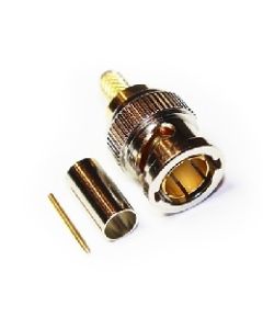 10-005-D126-FA | 10005D126FA |  BNC 75 ohm Straight Crimp Plug