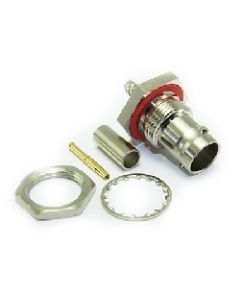 10-254-A0-AG | 10254A0AG | BNC Panel Mount Crimp/Crimp Jack
