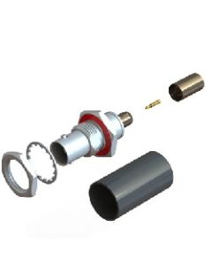 10-290-Q66-AI | 10290Q66AI | BNC Panel Mount Straight Crimp Jack