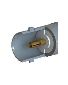 10-466-B6 | 10466B6 | BNC R/A  PCB Mount Bulkhead Jack