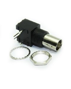 10-471-K6 | 10471K6 | BNC R/A  PCB Mount Bulkhead Jack Insulated