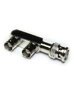 10-527-A3 | 10527A3 | BNC 'F' style double Jack to Plug adaptor