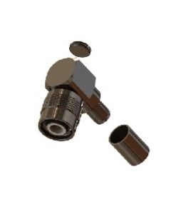 13-105-B3-DC | 13105B3DC | TNC Right Angle Solder / Crimp Plug