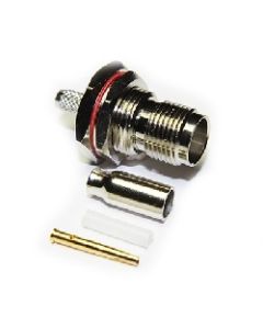 13-256-A0-AD | 13256A0AD | TNC Bulkhead Crimp Jack