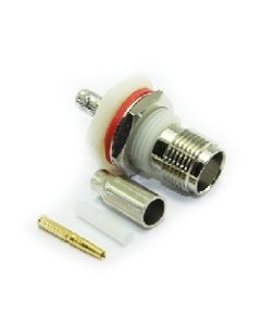 13-260-A5-AB | 13260A5AB | TNC Bulkhead Crimp Jack
