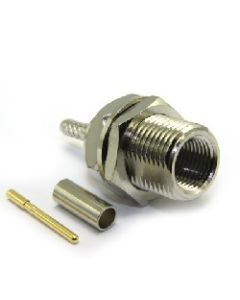 22-204-A3-AD  | 22204A3AD | FME Bulkhead Crimp Plug