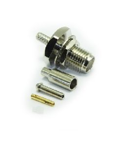 30-256-B3-AA | 30256B3AA | SMA Bulkhead Crimp / Crimp Jack