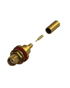 30-290-D10-AE | 30290D10AE | SMA Bulkhead Crimp / Crimp Jack