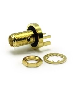 30-462-1-D3-1.6mm | 304621D316mm  | SMA PCB Bulkhead Jack