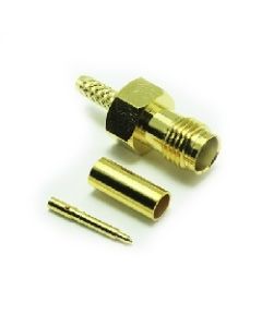 31-054-D3-AD | 31054D3AD | SMA Reverse Polarity Crimp Jack