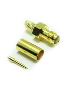 31-054-D3-AH | 31054D3AH | SMA Reverse Polarity Crimp Jack