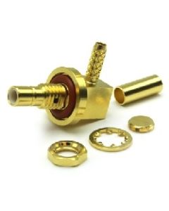 32-271-1-D3-AD | 322711D3AD | R/A Bulkhead Solder/Crimp Jack