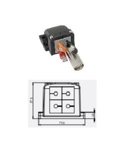 icotek 42330 | KEL- FG-B4  black | Entry Frames