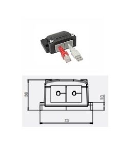 icotek 42333 | KEL-FG-E2 black | Entry Frames