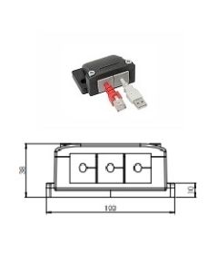 icotek 42334 | KEL-FG-E3 black | Entry Frames