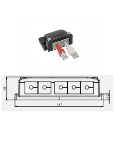 icotek 42336 | KEL-FG-E5 black | Entry Frames