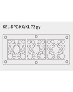 43675.001 | KEL-DPZ-KL 72 Grey | Cable Entry Plate