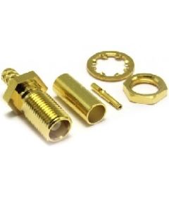 45-254-D3-AD | 45254D3AD | MCX Bulkhead Crimp Jack