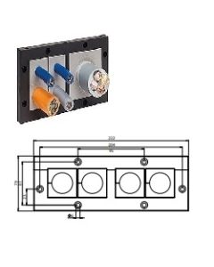 47250 | KEL183-E4  black | Entry Frame