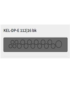 50576 | KEL-DP-E 112/16 Black | Cable Entry Plate