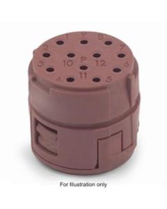 73002712 | Lapp M23 Insert | Epic&reg; Signal M23 Insert 12 Pole