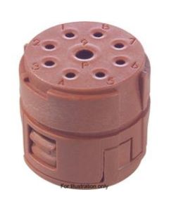 73002736 | Lapp M23 Insert | Epic&reg; Signal M23 Insert 8 +1 Pole