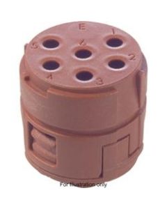 73002766 | Lapp M23 Insert | Epic&reg; Signal M23 Insert 6 Pole