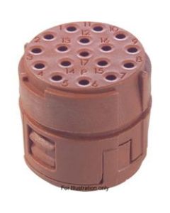 73018000 | Lapp M23 Insert | Epic&reg; Signal M23 Insert 17 Pole