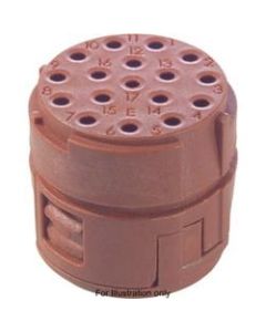 73008500 | Lapp M23 Insert | Epic&reg; Signal M23 Insert 17 Pole
