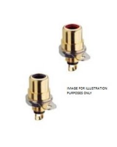 BTO1V Black | BTO 1 V schwarz | RCA Phono Socket