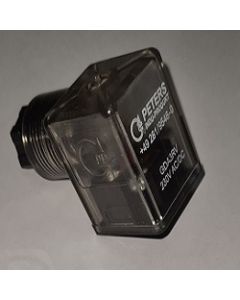 DIN A 2P+E r/led/rect/var PG9 PE12h | E10016 | Connector