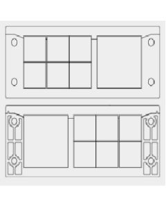 99411 | EMC-KEL-DS 24|7 | Split EMC cable entry frames