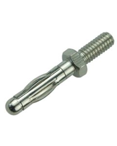 ETM03243 | 4mm Nickel plated uninsulated plug
