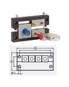 42164 | KEL 16/4  black | icotek icotek Cable Entry Frame
