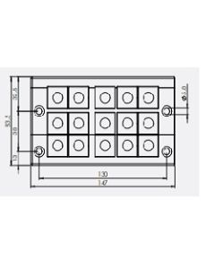 42209 | KEL 24/15-E black | icotek Cable Entry Frame