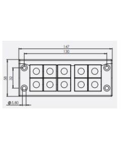 48241 | KEL-ER 24/10 black | icotek Cable Entry Frame