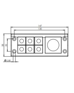 48247.200 | KEL-ER 24/7  black  V2A | icotek Cable Entry Frame