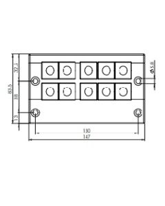 49056 | KEL  24/10-E black | icotek Cable Entry Frame