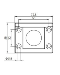 54206 | KEL-U  B1   black | icotek Cable Entry Frame
