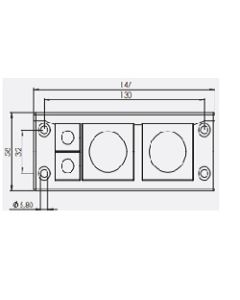 54247 | KEL-U 24/7   black | icotek Cable Entry Frame