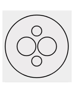 43575 | KEL-DP 20|4-1 A gy | Cable Entry Plate