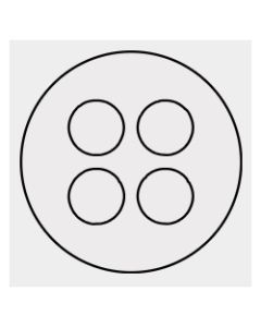 50536 | KEL-DP 25|4 B gy | Cable Entry Plate