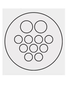 43598 | KEL-DP 32|11 B gy | Cable Entry Plate