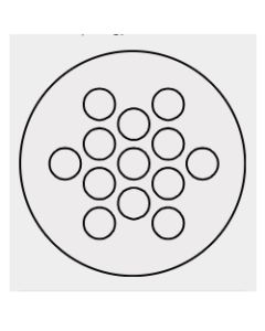43599 | KEL-DP 32|13 B gy | Cable Entry Plate