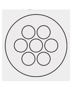 43596 | KEL-DP 32|7 B gy | Cable Entry Plate
