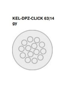 44063 | KEL-DPZ-CLICK 63/14 gy | Cable Entry Plate
